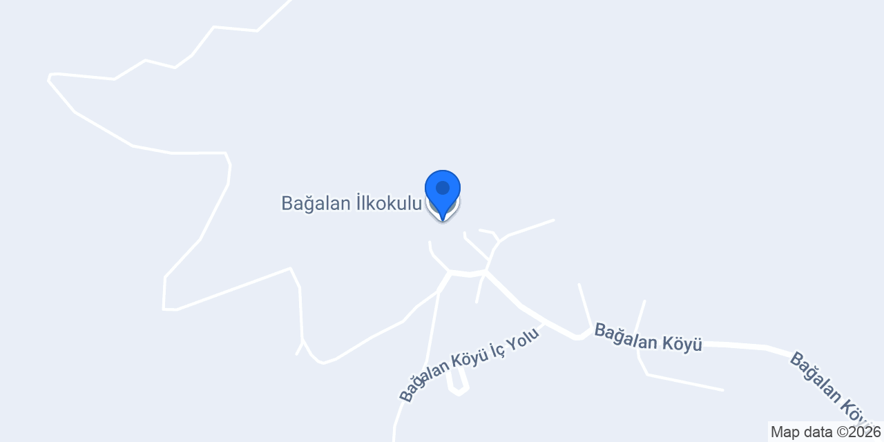 Bağalan İlkokulu konumu