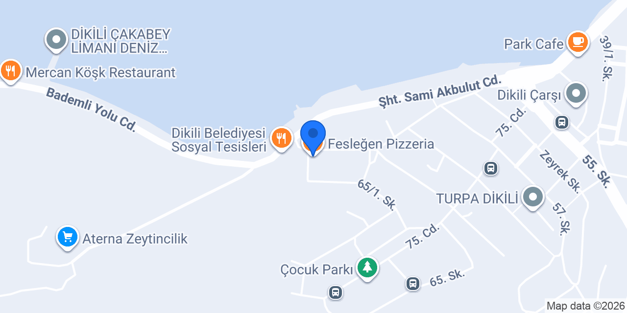 Fesleğen Pizzeria konumu
