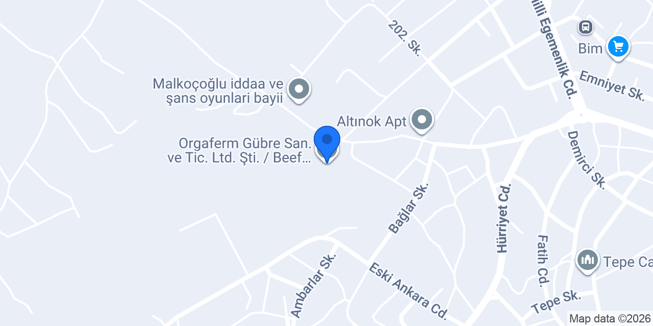 Kırşehir kepçe konumu
