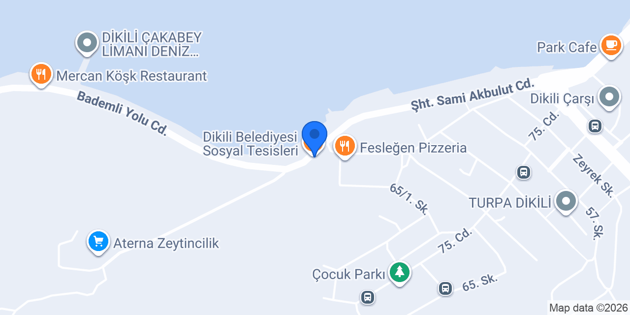 Dikili Belediyesi Sosyal Tesisleri konumu