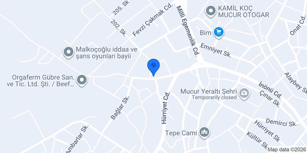Atatürk İlkokulu konumu