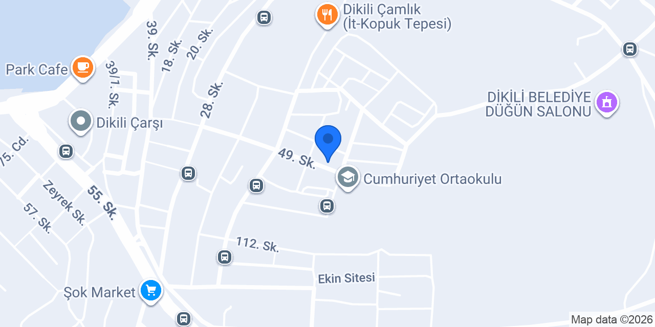 Dikili Özel Bağlama Dersi konumu