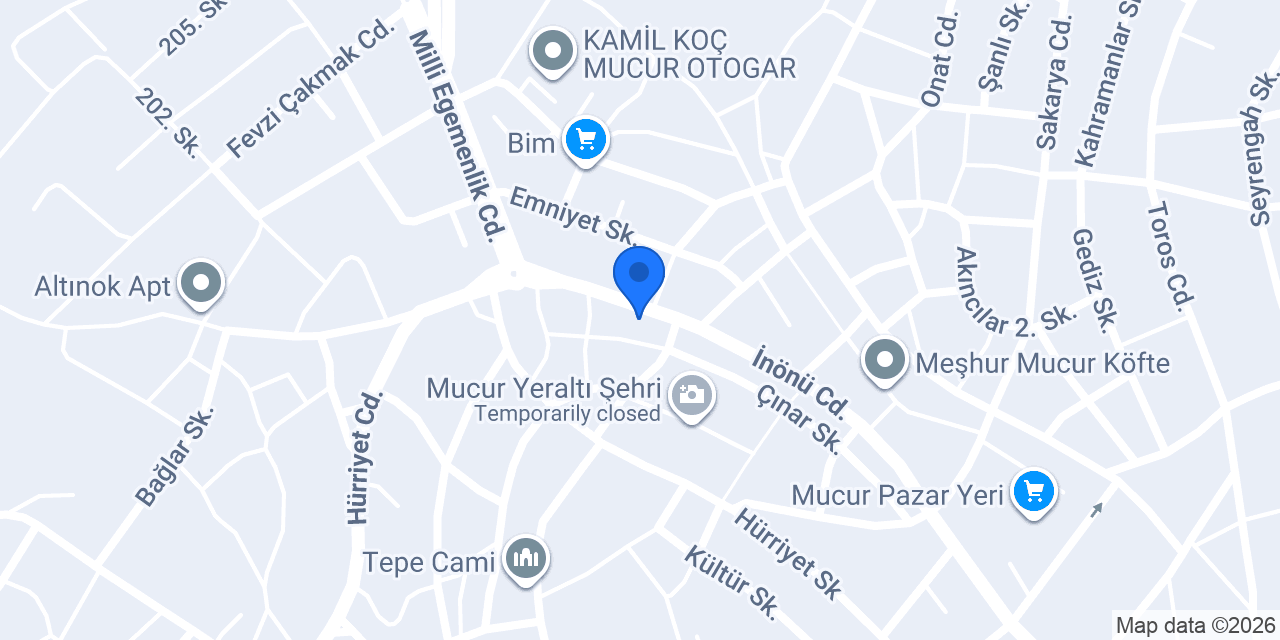 TÜRKOĞLU SİGORTA konumu