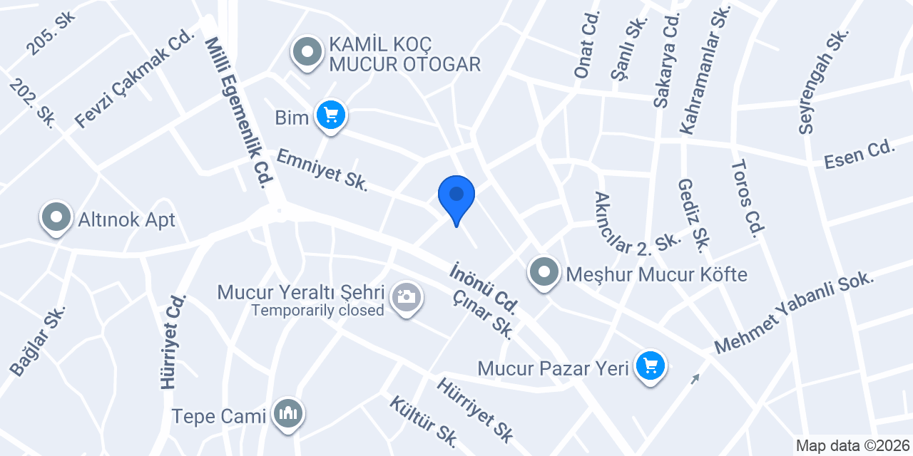 Köylüm Yufka Gözleme Çörekçi konumu