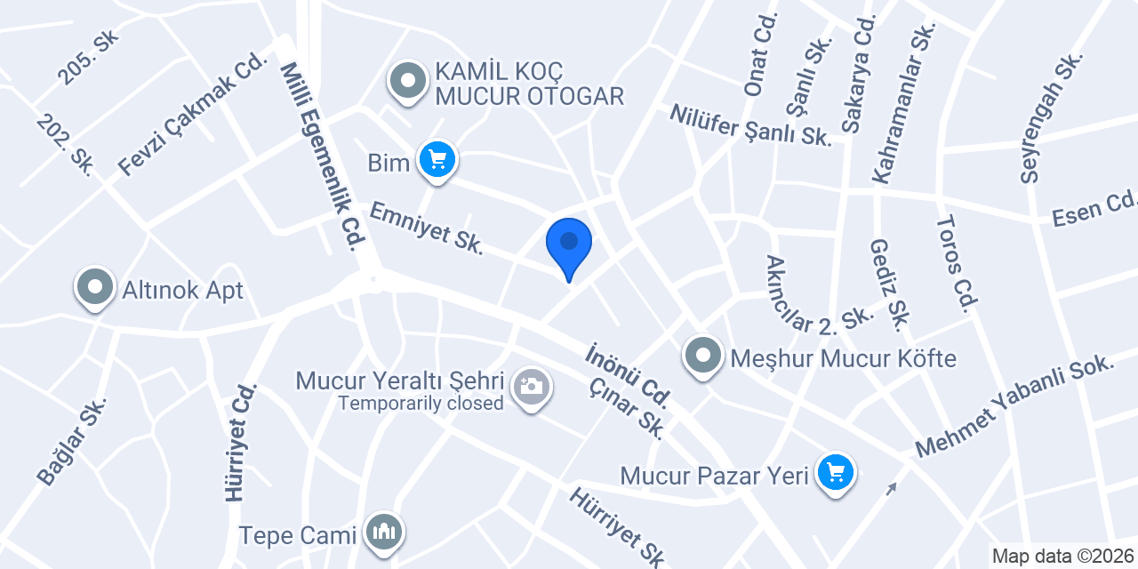 Yıldırım Hukuk Bürosu konumu