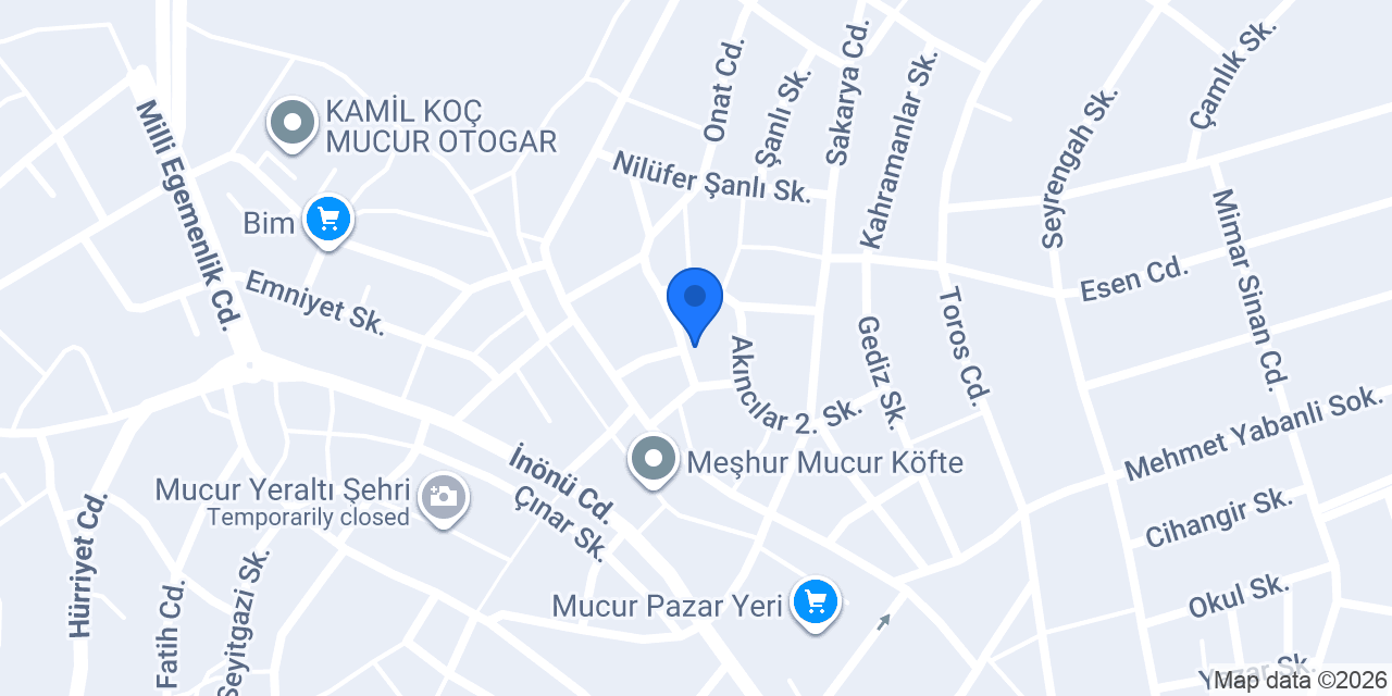 Mucur İmam Hatip Lisesi konumu
