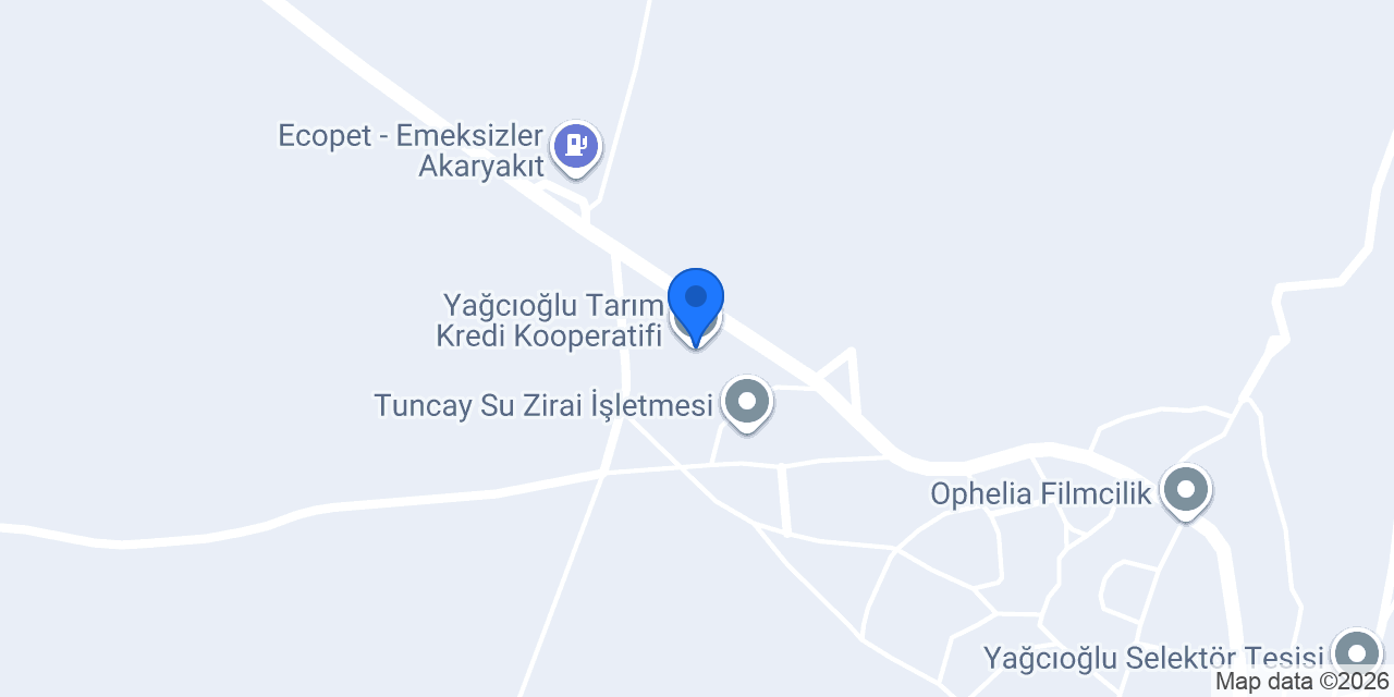 Yağcıoğlu Tarım Kredi Kooperatifi konumu