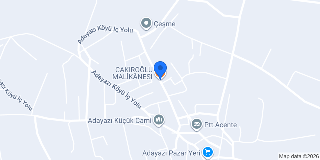 CAKIROĞLU MALİKÂNESI konumu