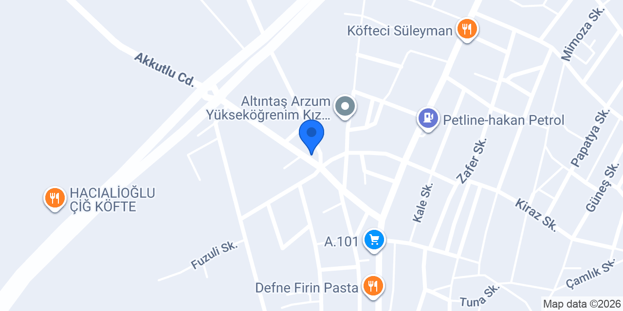 Altınata yapı market konumu