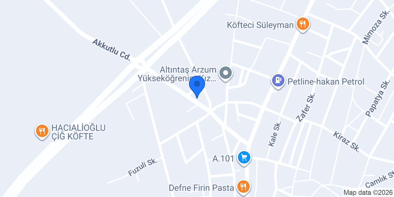 Özbaylar Ticaret konumu