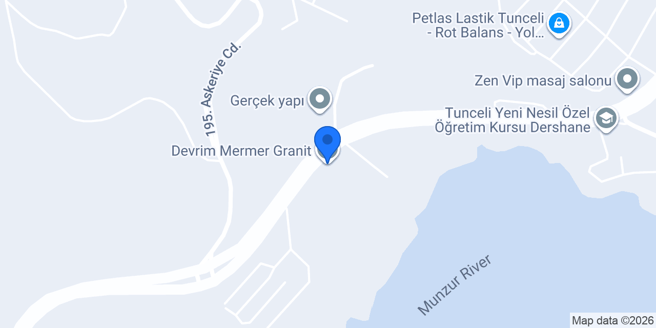 Devrim Mermer Granit konumu