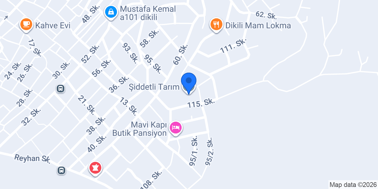 Şiddetli Tarım konumu