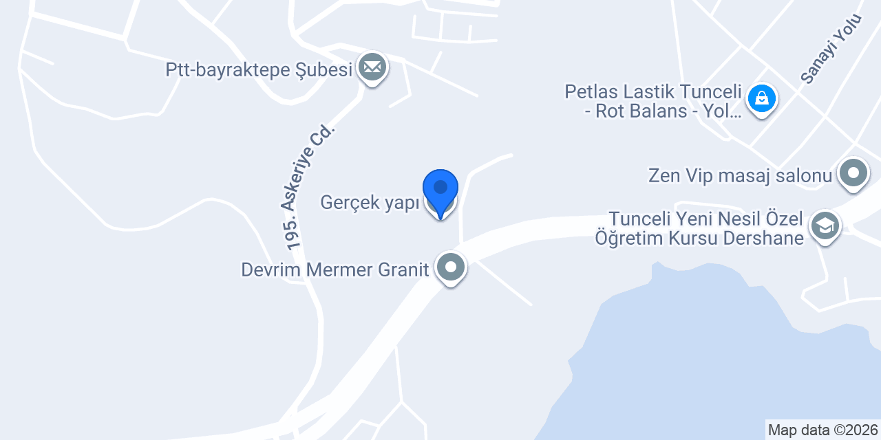 Gerçek yapı konumu