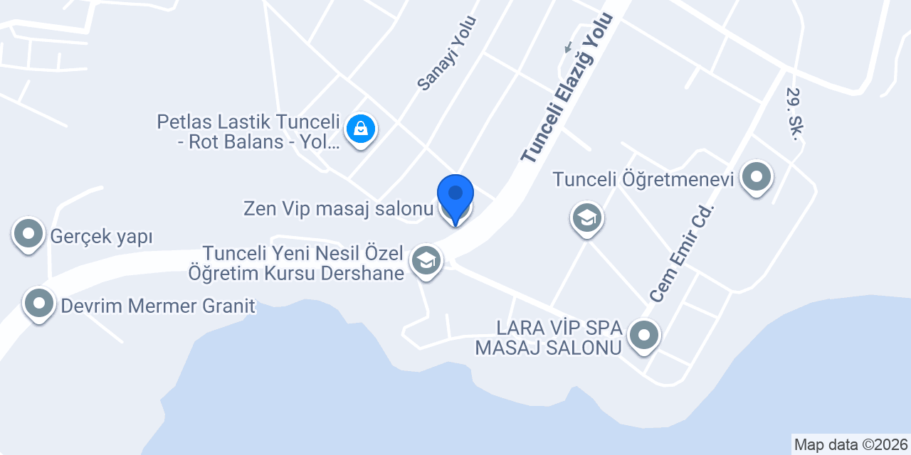Zen Vip masaj salonu konumu