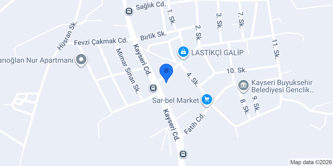 Merkez Fatih İlkokulu konumu