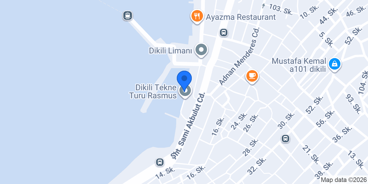 Dikili Tekne Turu Istakoz Tur konumu