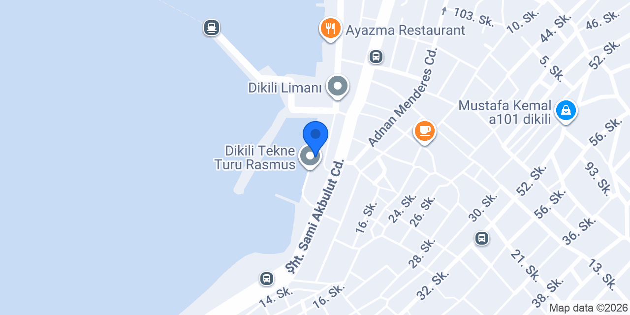 Dikili Tekne Turu Yasmin Tur konumu