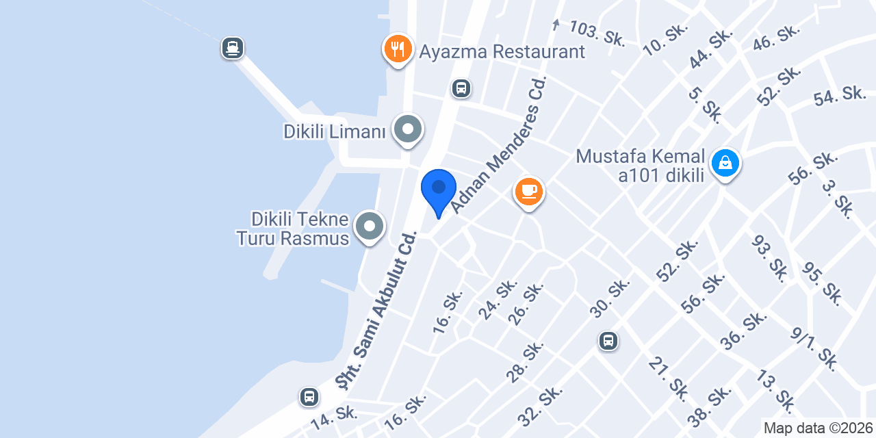 Dikili Kardelen Çiçekçilik konumu