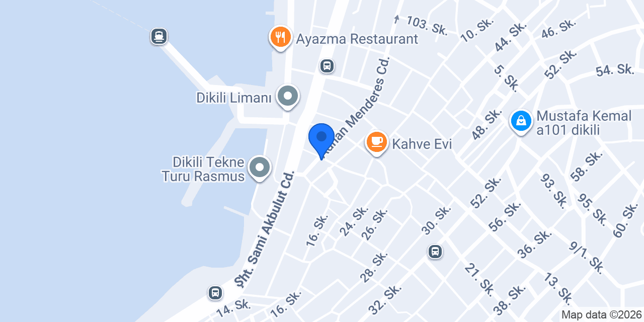 Söğüşçü Muti Dikili konumu