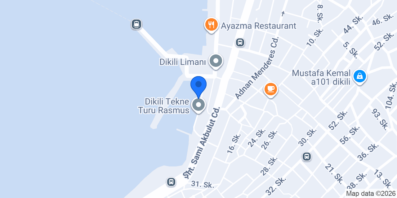 Dikili tekne turu JR SİNBAD konumu