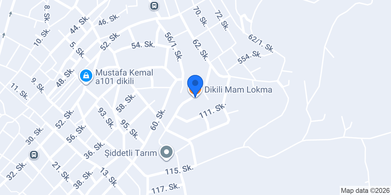 Dikili Mam Lokma konumu