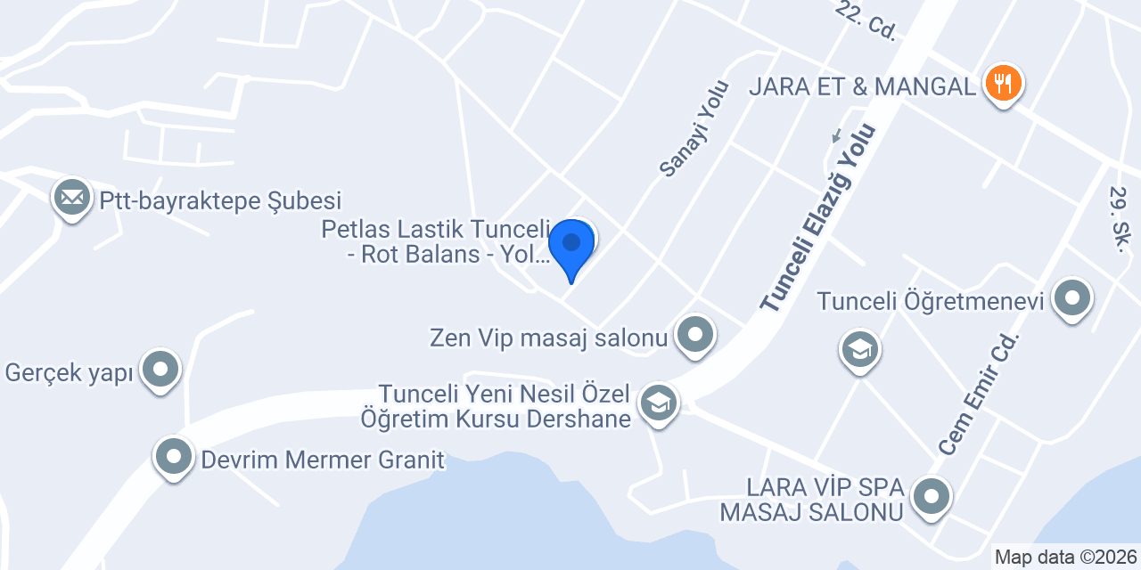Munzur Mobilya konumu