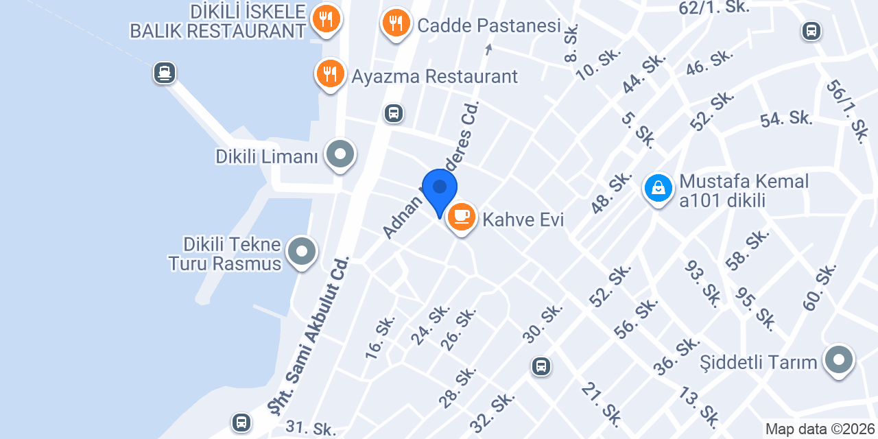 Dikili Zeren Emlak konumu