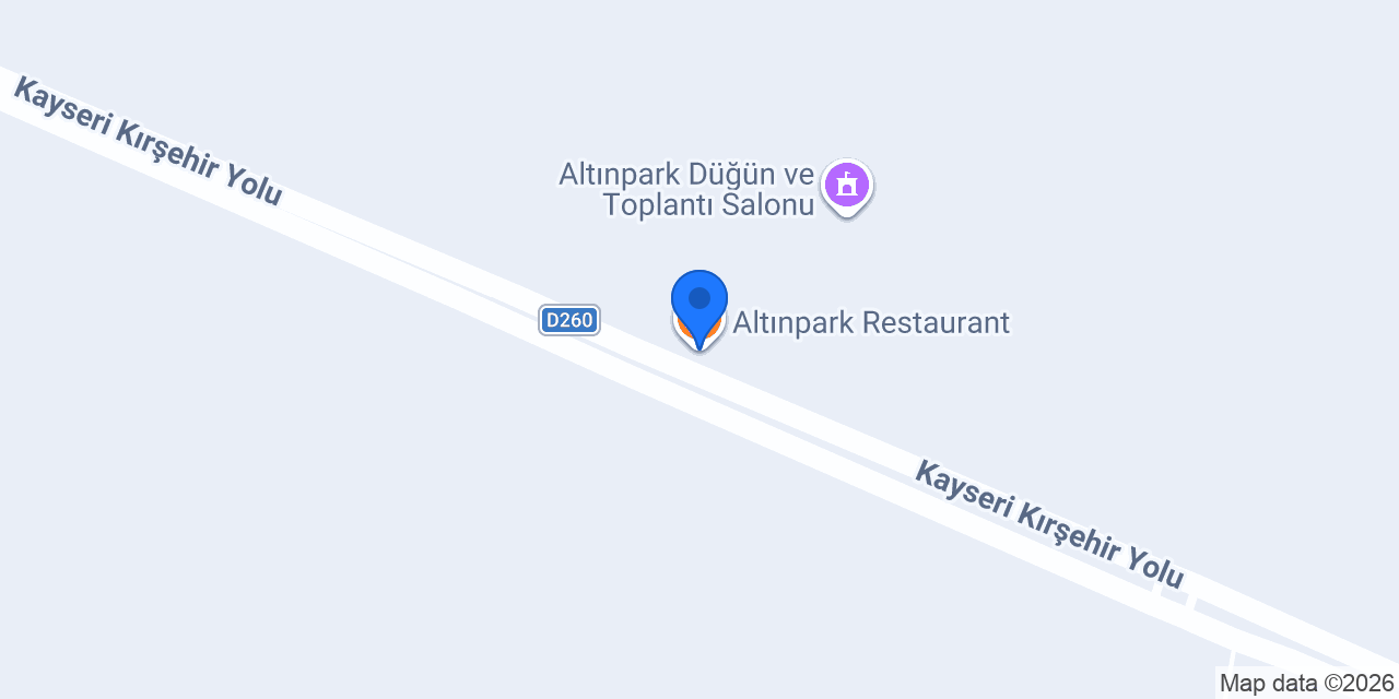 Altınpark Restaurant konumu