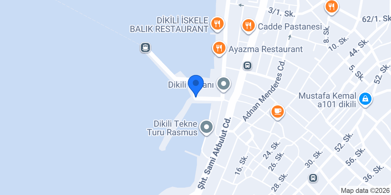 Dikili Tekne Turu Özgür-11 konumu