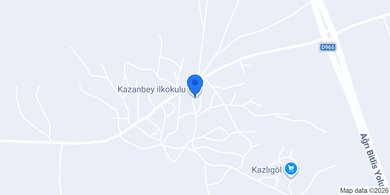 Kazanbey ilkokulu konumu
