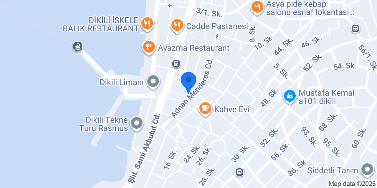 Beyoğlu borekcisi dikili konumu