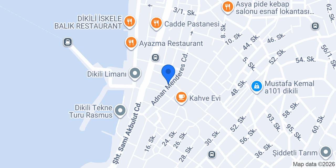 Komagene Dikili konumu