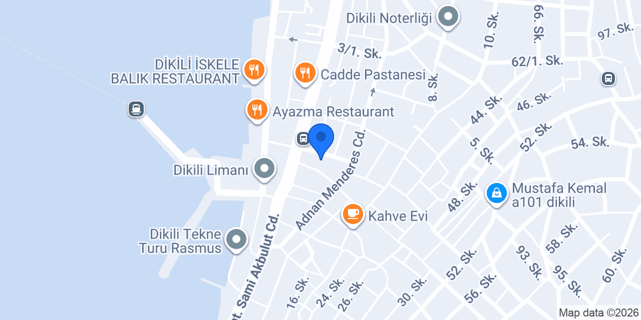 Dikili Lezzet Dünyası konumu