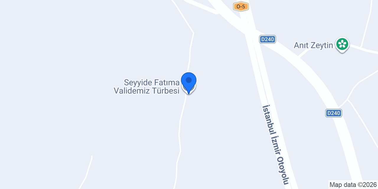 Seyyide Fatıma Validemiz Türbesi konumu