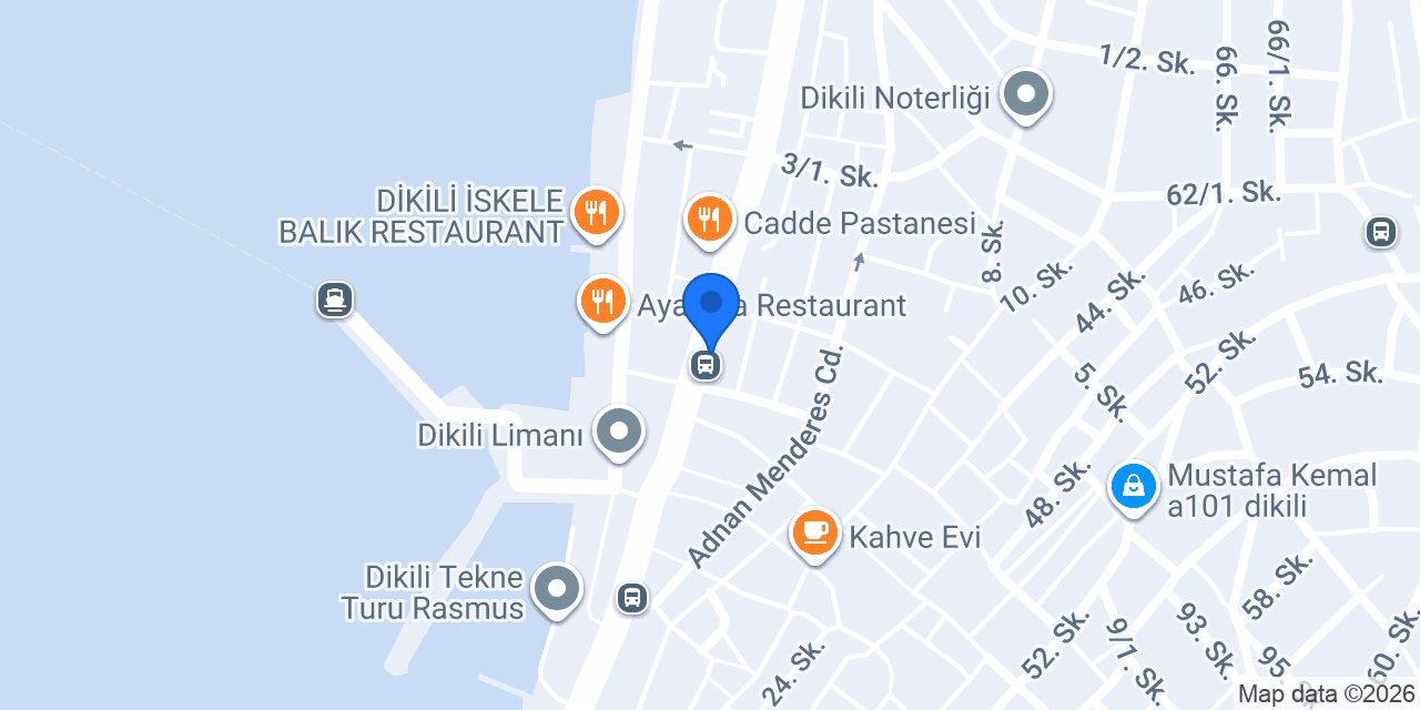 Dikili Yaman Eczanesi konumu