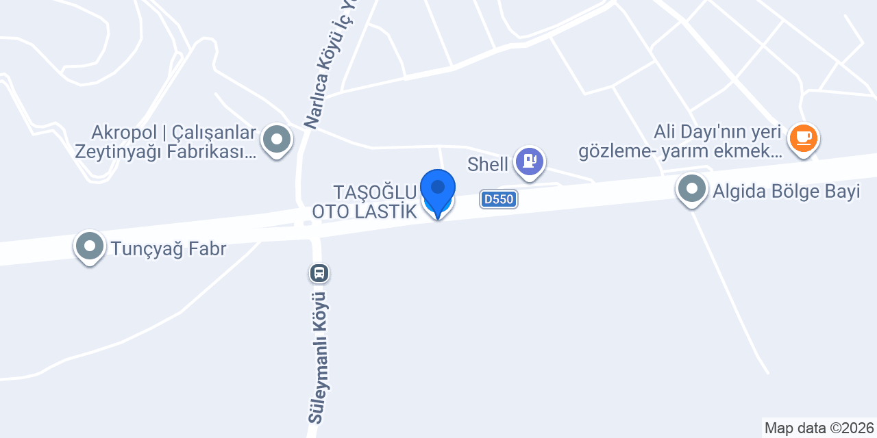 TAŞOĞLU OTO LASTİK konumu