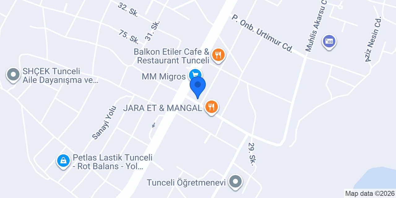 Çardak Kebap Salonu konumu