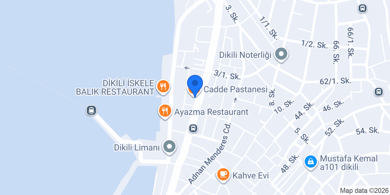 Cadde Pastanesi konumu
