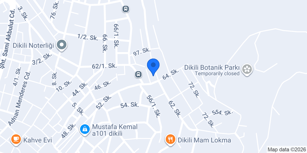 Dikili Evden Eve Nakliyat konumu