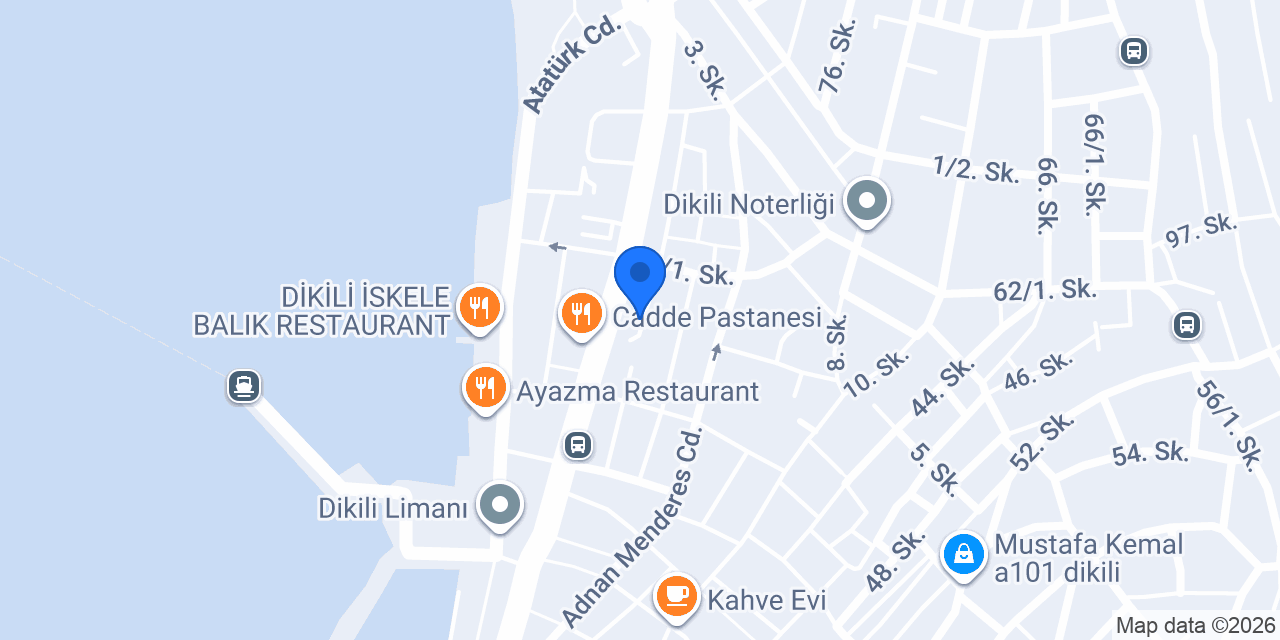 Dikili Veteriner Muayenehanesi konumu