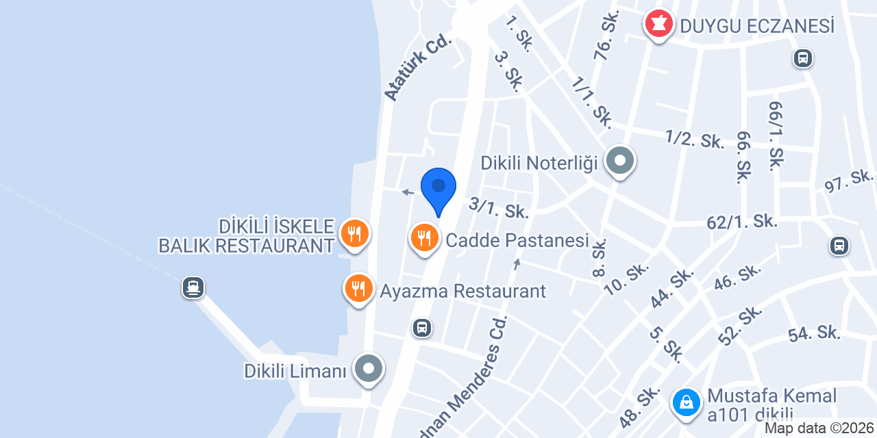 Ozi Kuaför Dikili konumu