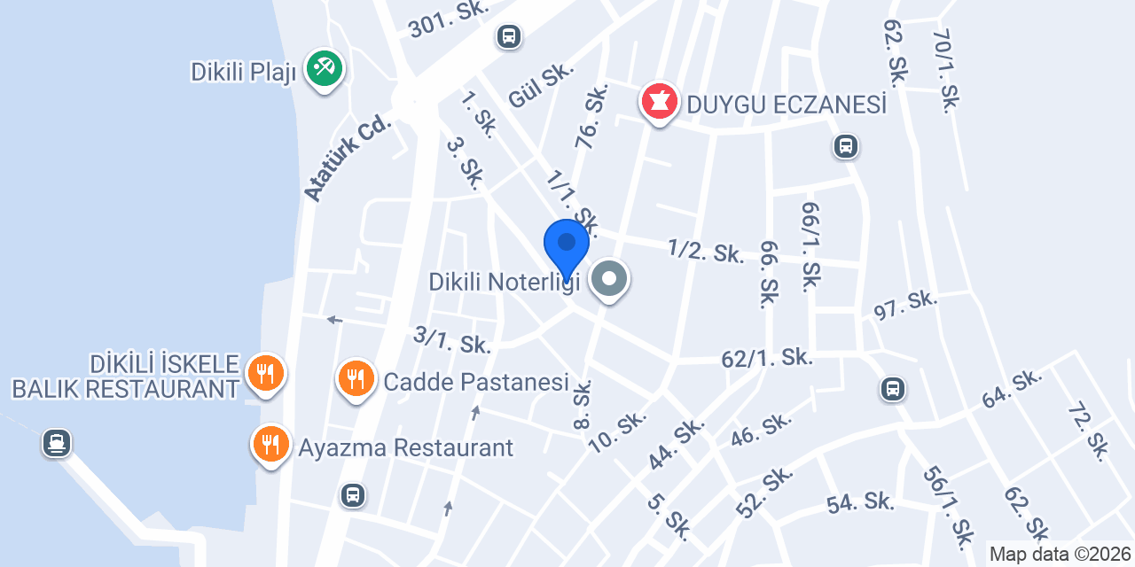 DİKİLİ İKİNCİ EL HARUN MOBİLYA konumu