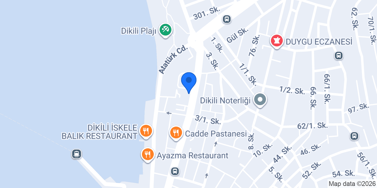 Dikili İlçe Müftülüğü konumu