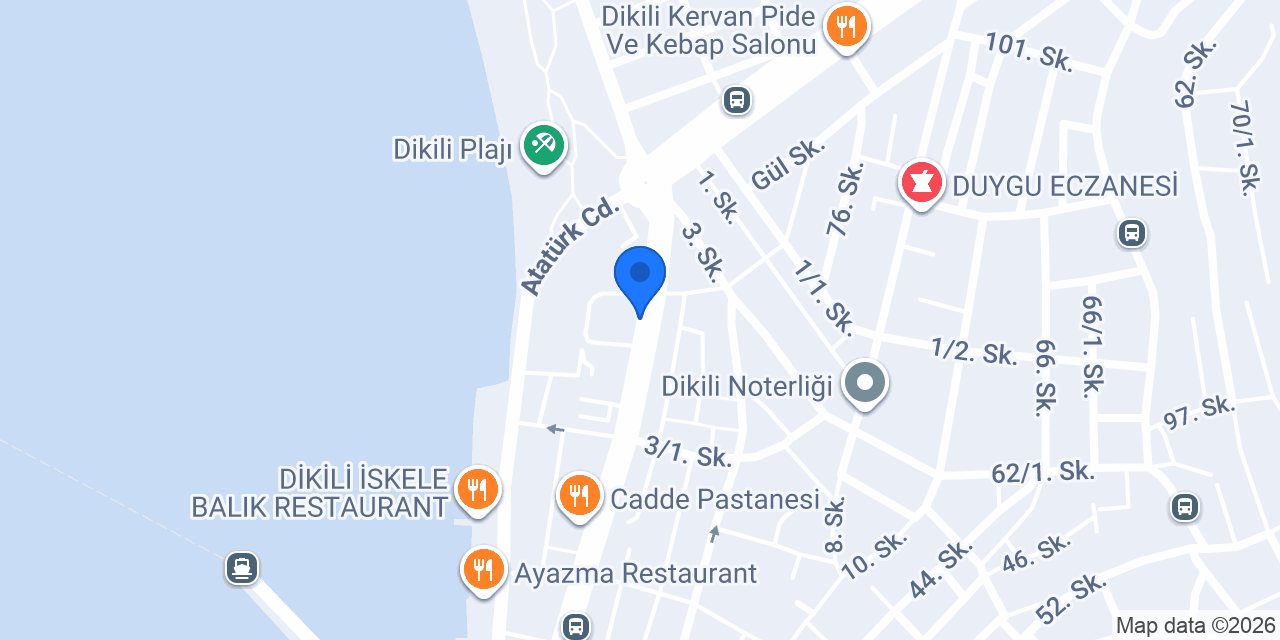 Dikili Balık Avı Market konumu