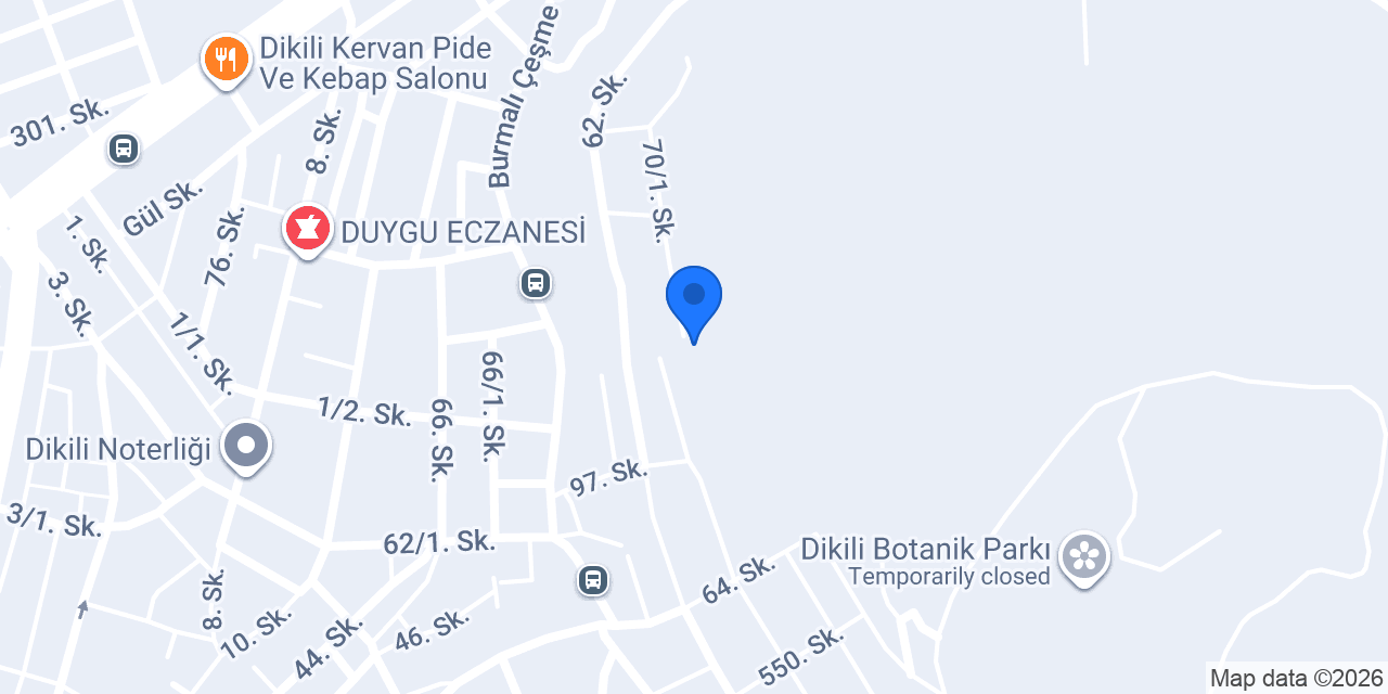 Dikili Butik konumu