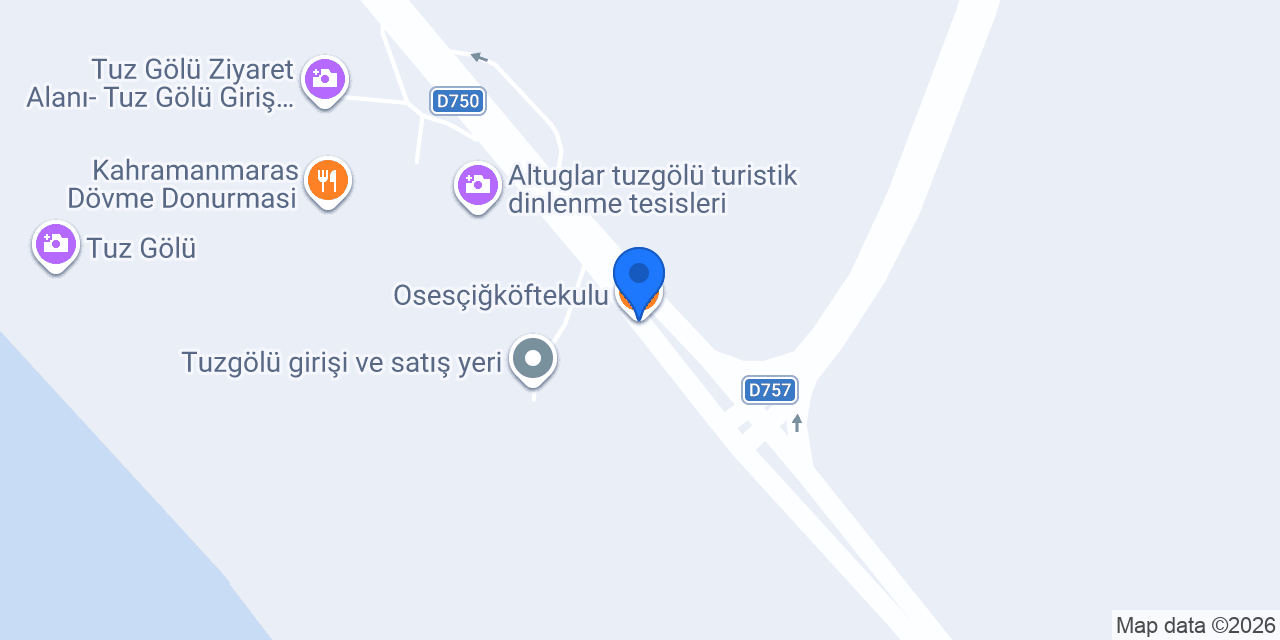 Osesçiğköftekulu konumu
