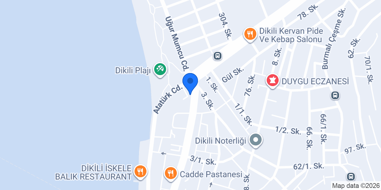 Dikili Fit Life - Diyetisyen Emir Özçoban konumu