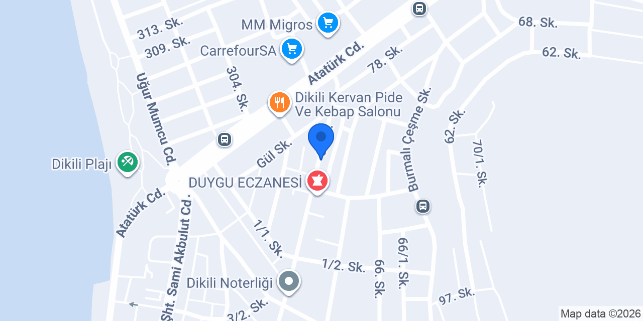 Girne fırın & cafe konumu
