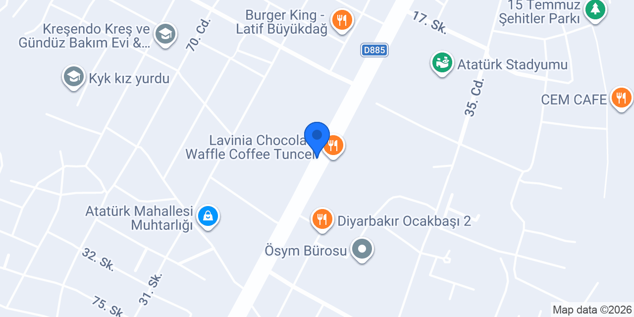 MÇ Prefabrik & Çelik Kapı Tunceli konumu