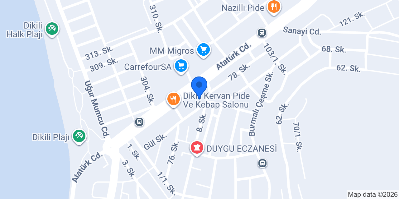 DÖRTKYAPI AŞ DİKİLİ konumu